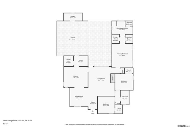 39100 S Angelle Ct, Gonzales, LA 70737