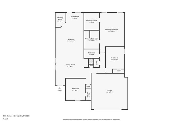 1132 Boxwood Drive, Crowley, TX 76036