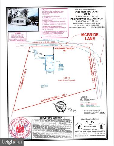 408 MCBRIDE LN, Severna Park, MD 21146