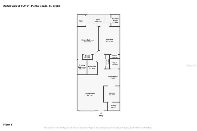 22278 VICK STREET A101, Port Charlotte, FL 33980