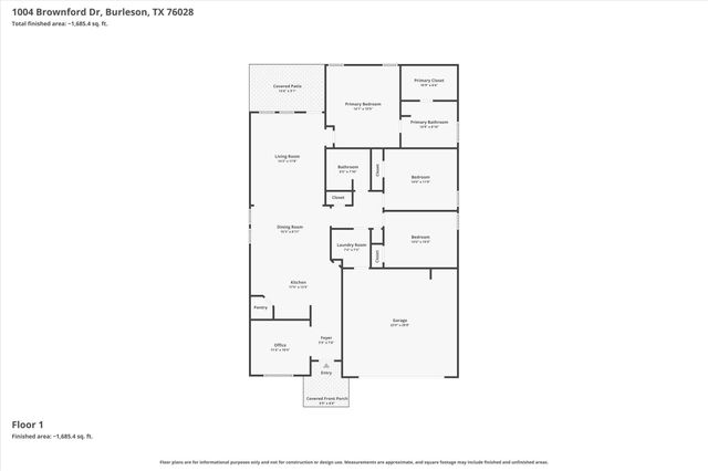 1004 Brownford Drive, Fort Worth, TX 76028