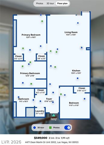 4471 Dean Martin Drive 3002, Las Vegas, NV 89103