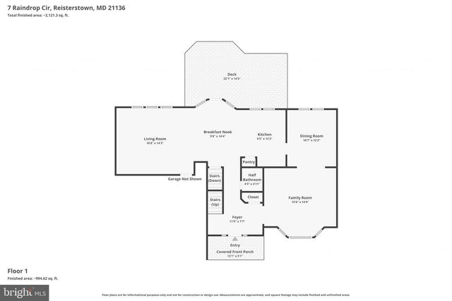 7 RAINDROP CIR, Reisterstown, MD 21136