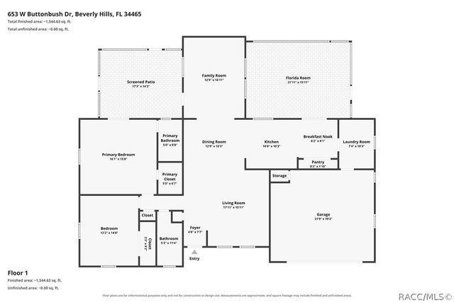 653 W Buttonbush Drive, Beverly Hills, FL 34465