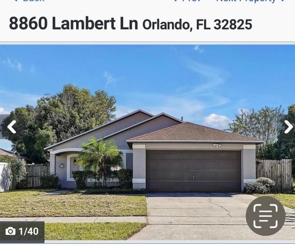 8860 LAMBERT LANE, Orlando, FL 32825
