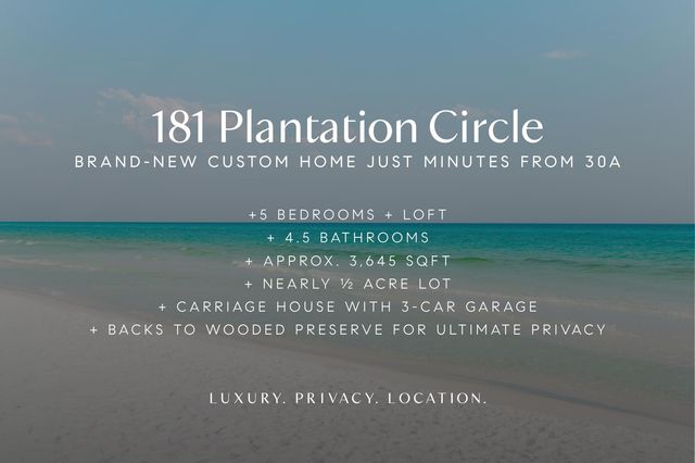 181 Plantation Circle, Santa Rosa Beach, FL 32459