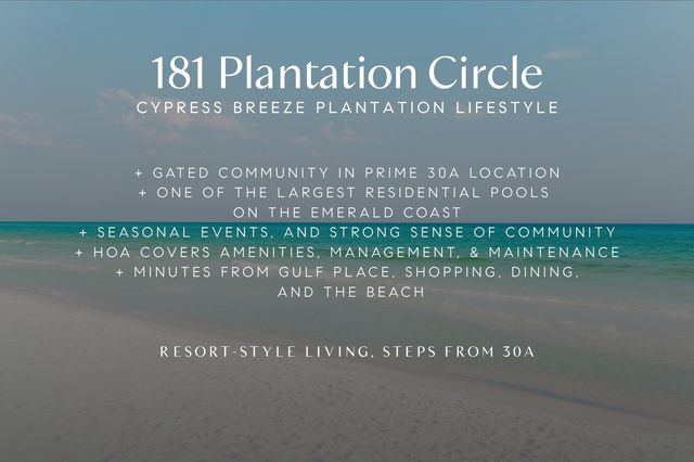 181 Plantation Circle, Santa Rosa Beach, FL 32459