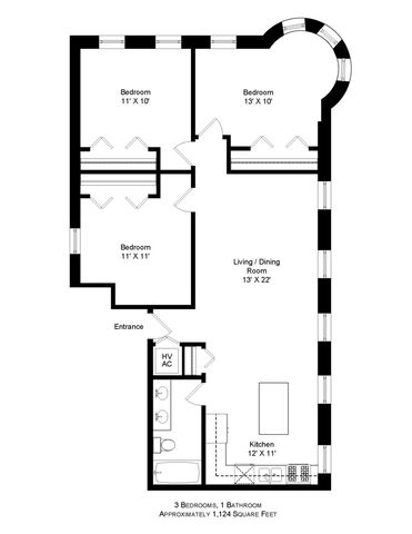 1044 W 18th Street 3F, Chicago, IL 60608