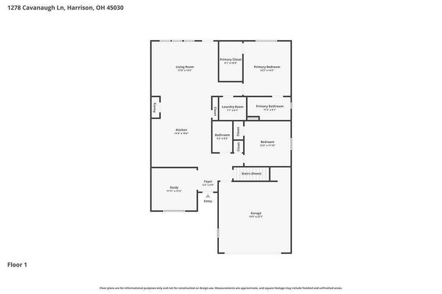 1278 Cavanaugh Lane, Harrison, OH 45030