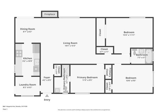 8061 Hesperia, Reseda (los Angeles), CA 91335