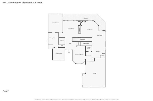 777 Oak Pointe Drive, Cleveland, GA 30528