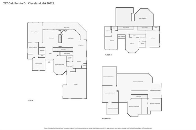 777 Oak Pointe Drive, Cleveland, GA 30528