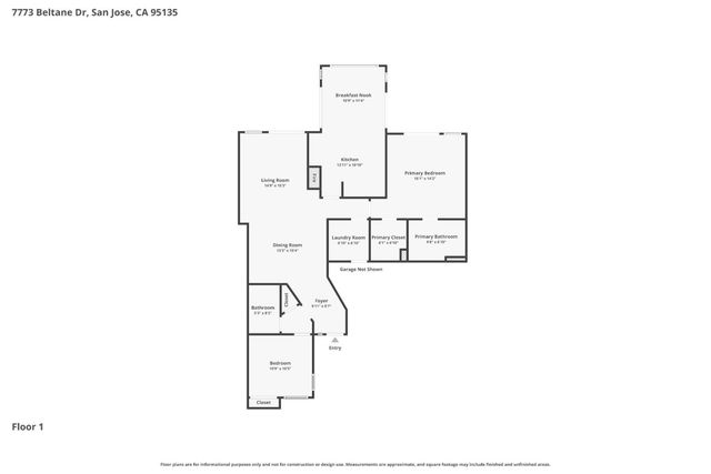 7773 Beltane Drive, San Jose, CA 95135