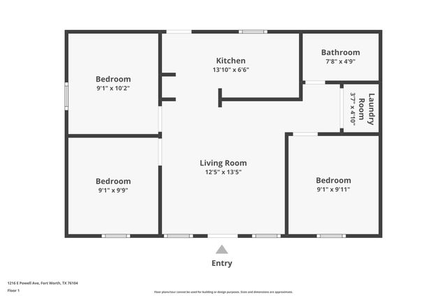 1216 E Powell Avenue, Fort Worth, TX 76104