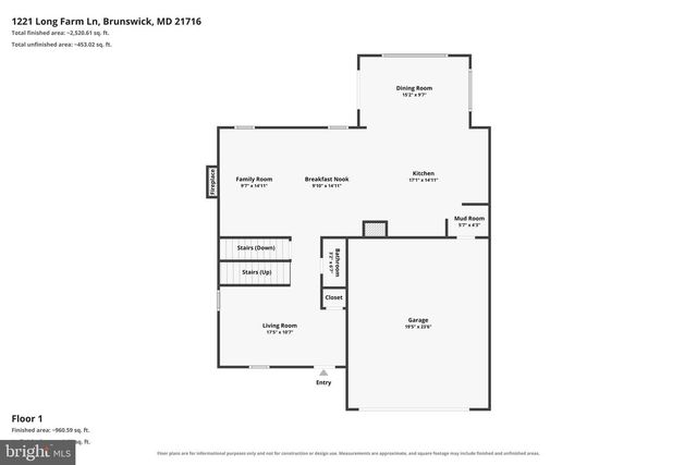 1221 LONG FARM LN, Brunswick, MD 21716