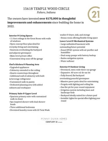 15618 Temple Wood Circle, Fishers, IN 46037