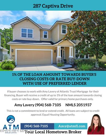 287 CAPTIVA Drive, Ponte Vedra, FL 32081