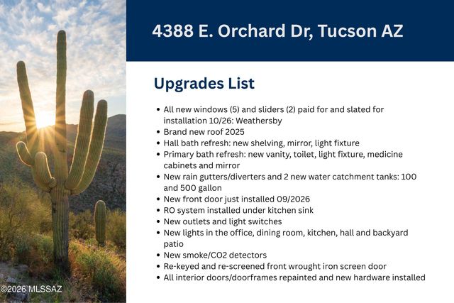 4388 E Orchard Drive, Tucson, AZ 85712