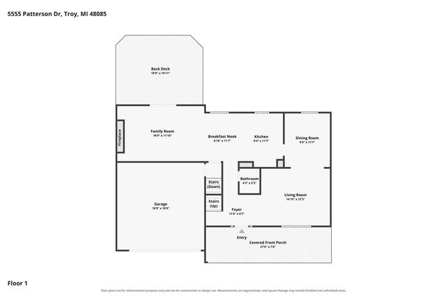 5555 Patterson Drive, Troy, MI 48085