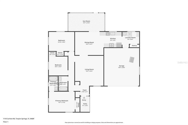 1118 CARLTON ROAD, Tarpon Springs, FL 34689