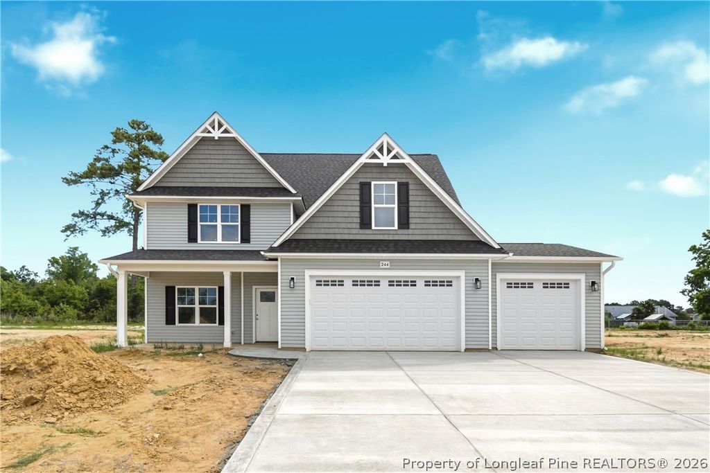 244 Cambray Downs (Lot 10) Court, Raeford, NC 28376 — exterior
