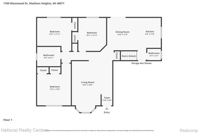 1760 Westwood Drive, Madison Heights, MI 48071