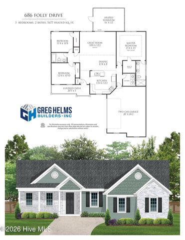 686 Folly Drive, Bolivia, NC 28422