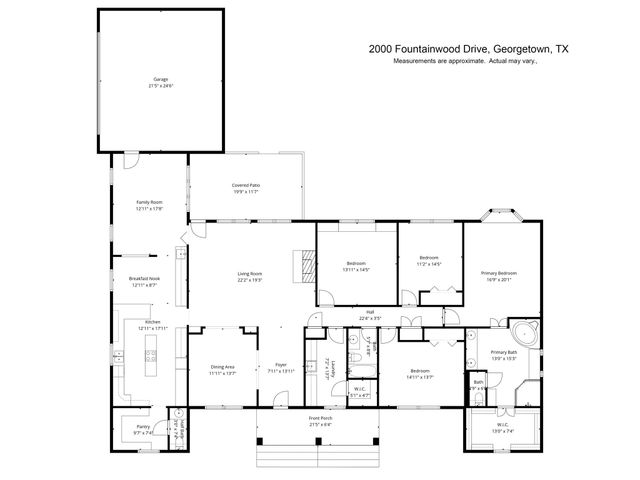 2000 Fountainwood DR, Georgetown, TX 78633