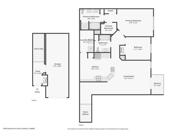 8126 Concord Lane D, Justice, IL 60458