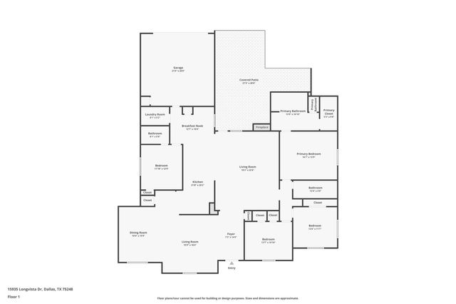 15935 Longvista Drive, Dallas, TX 75248