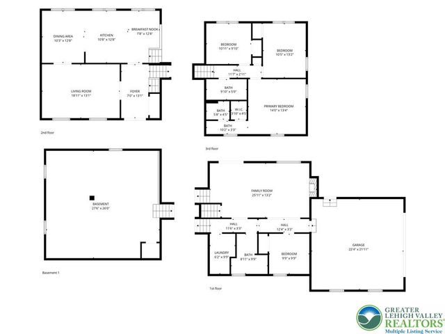 3705 Gloucester Drive, Bethlehem City, PA 18020