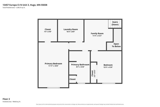 13457 Europa Court N 3, Hugo, MN 55038