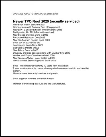 500 VALVERDE Drive SE, Albuquerque, NM 87108