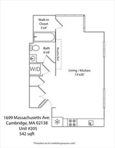 1699 Massachusetts Ave 205, Cambridge, MA 02138