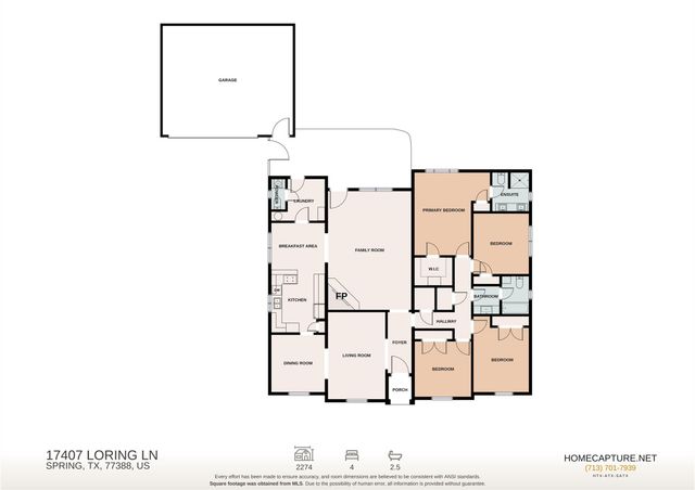 17407 Loring Lane, Spring, TX 77388