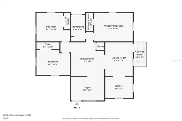 8 W ELLA J GILMORE STREET, Apopka, FL 32703