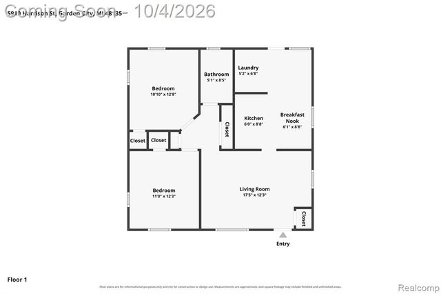 5910 Harrison Street, Garden City, MI 48135