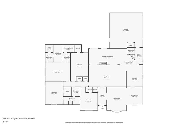 3904 Stonehenge Road, Fort Worth, TX 76109