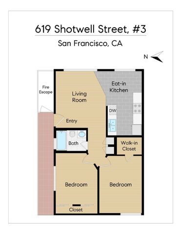 619 Shotwell Street 3, San Francisco, CA 94110