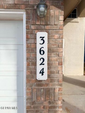 3624 Tierra Meca Road, El Paso, TX 79938