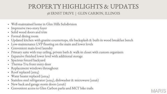 38 Ernst Drive, Glen Carbon, IL 62034