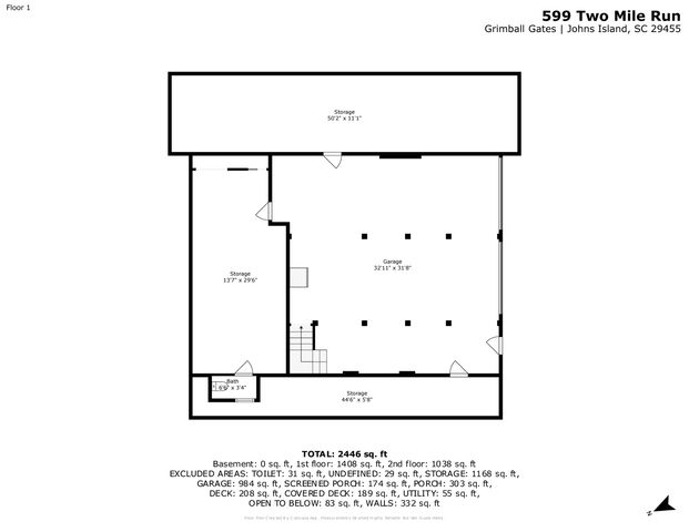 599 Two Mile Run, Johns Island, SC 29455