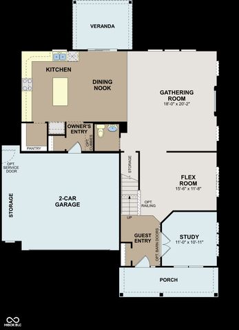 9872 Glad Grist Drive, Mccordsville, IN 46055