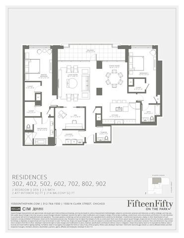1550 N Clark Street 302, Chicago, IL 60610