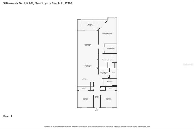 5 RIVERWALK DRIVE 204, New Smyrna Beach, FL 32169