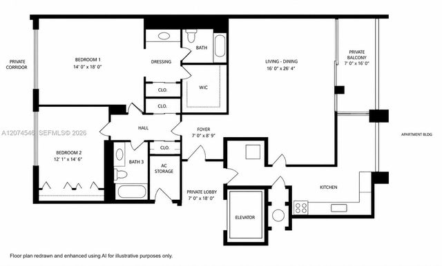 881 Ocean Drive 16F, Key Biscayne, FL 33149