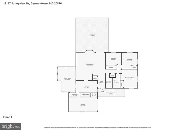 12117 SUNNYVIEW DR, Germantown, MD 20876