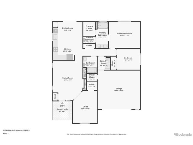 21749 E Jarvis Pl, Aurora, CO 80018