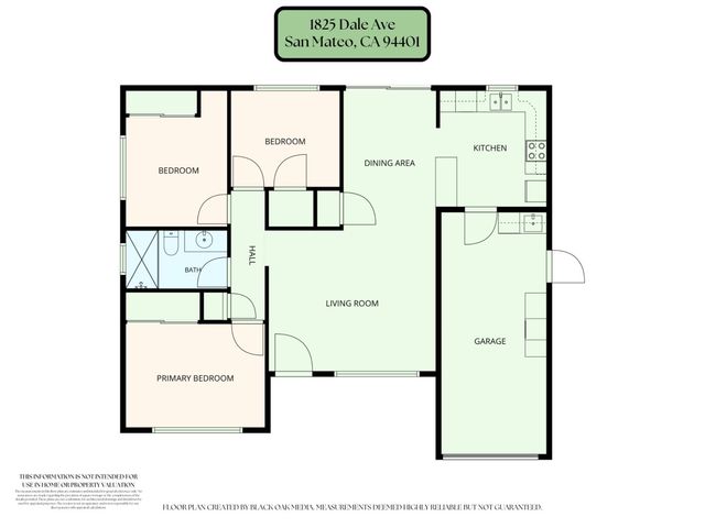1825 Dale Avenue, San Mateo, CA 94401