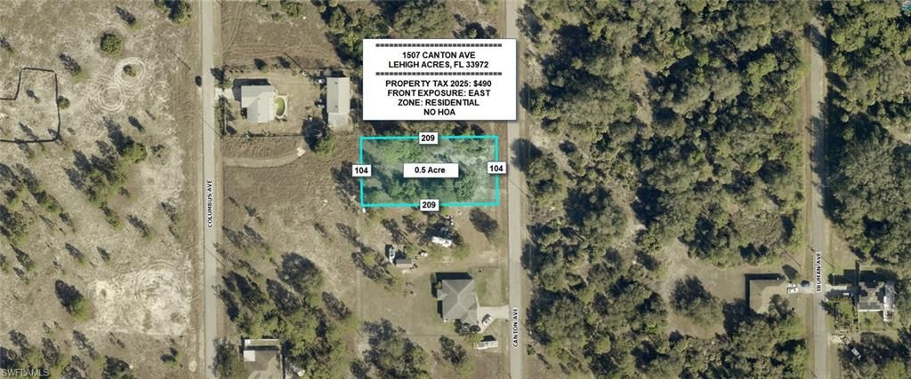 1507 Canton AVE, LEHIGH ACRES, FL 33972 — exterior